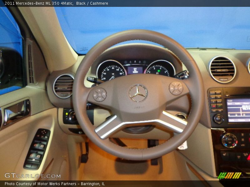 Black / Cashmere 2011 Mercedes-Benz ML 350 4Matic