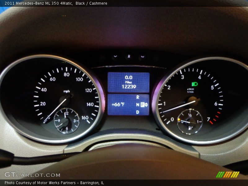 Black / Cashmere 2011 Mercedes-Benz ML 350 4Matic