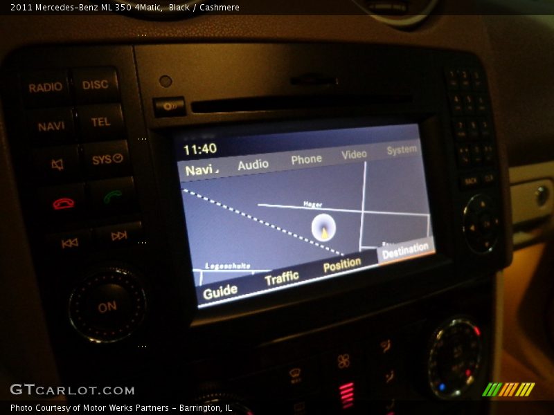 Black / Cashmere 2011 Mercedes-Benz ML 350 4Matic