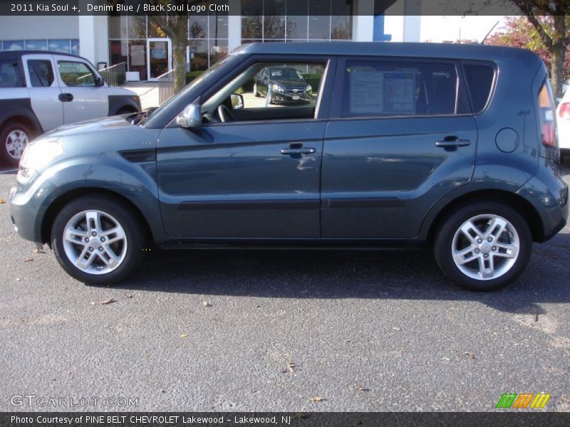 Denim Blue / Black Soul Logo Cloth 2011 Kia Soul +