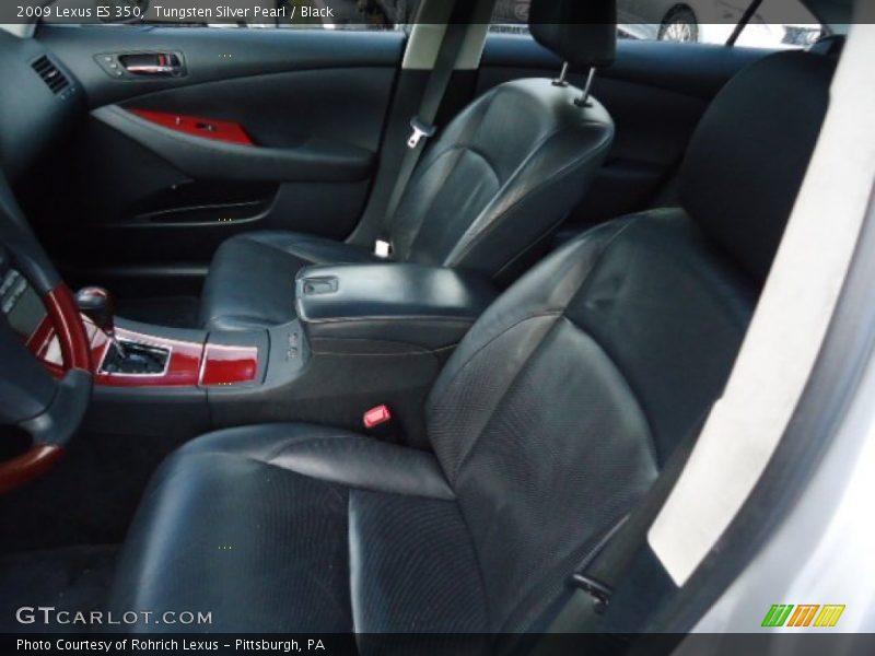 Tungsten Silver Pearl / Black 2009 Lexus ES 350