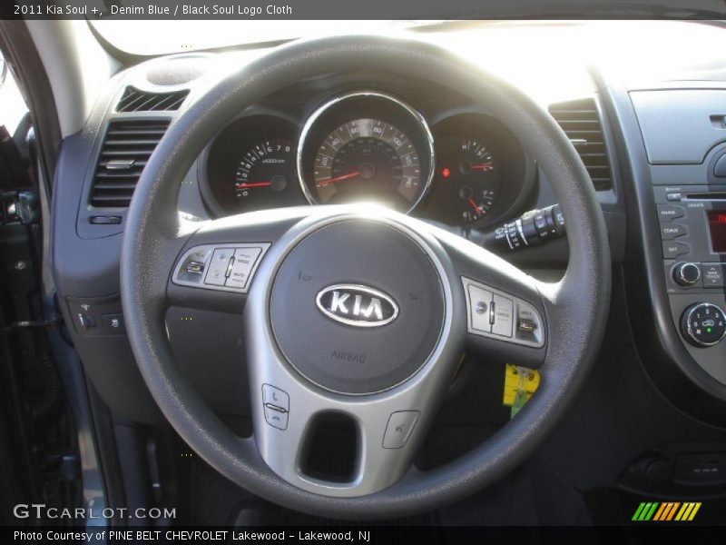 Denim Blue / Black Soul Logo Cloth 2011 Kia Soul +