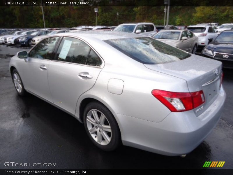 Tungsten Silver Pearl / Black 2009 Lexus ES 350