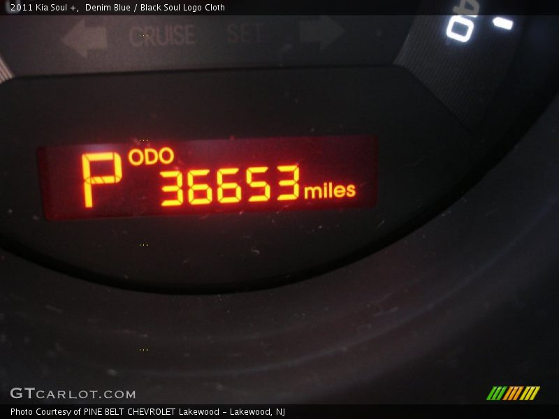 Denim Blue / Black Soul Logo Cloth 2011 Kia Soul +