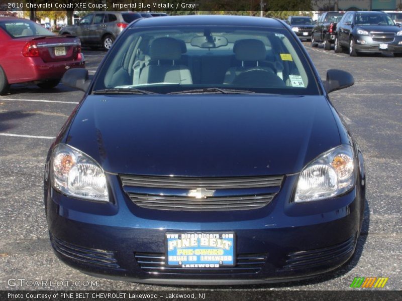 Imperial Blue Metallic / Gray 2010 Chevrolet Cobalt XFE Coupe