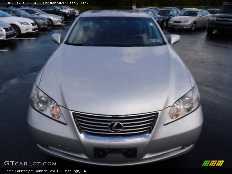 Tungsten Silver Pearl / Black 2009 Lexus ES 350