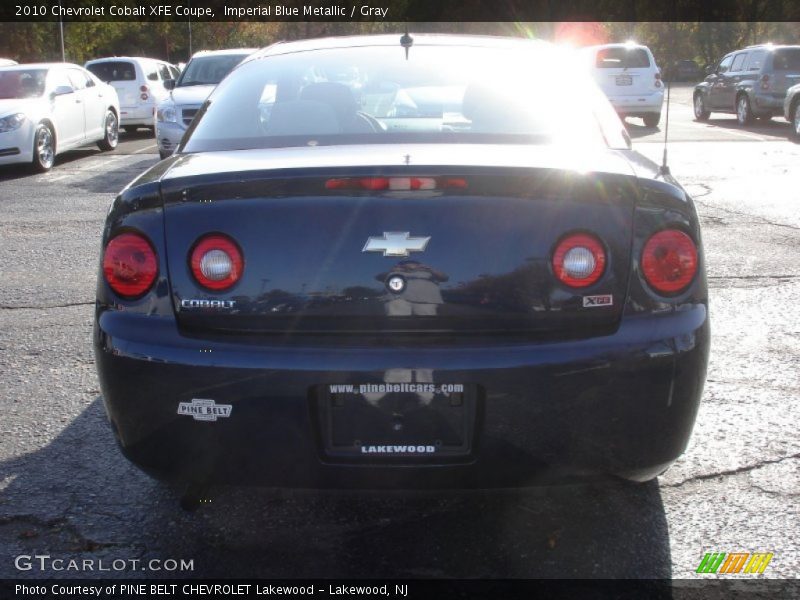 Imperial Blue Metallic / Gray 2010 Chevrolet Cobalt XFE Coupe