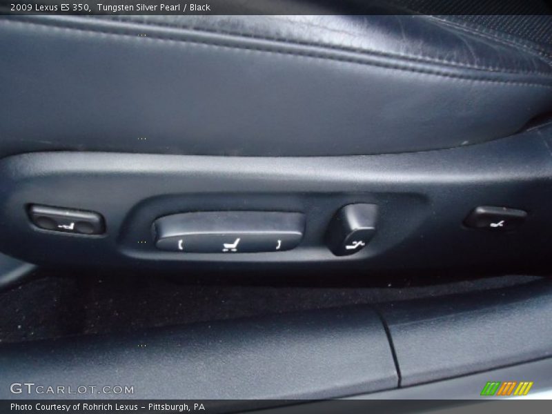 Tungsten Silver Pearl / Black 2009 Lexus ES 350