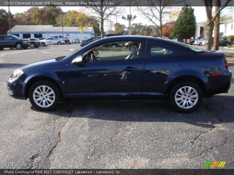 Imperial Blue Metallic / Gray 2010 Chevrolet Cobalt XFE Coupe