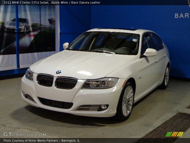 Alpine White / Black Dakota Leather 2011 BMW 3 Series 335d Sedan