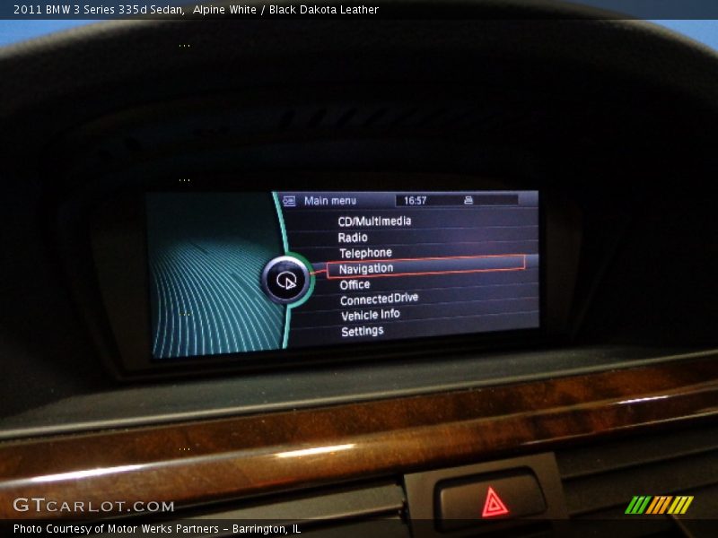 Alpine White / Black Dakota Leather 2011 BMW 3 Series 335d Sedan