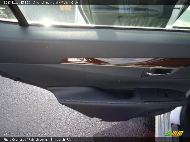 Silver Lining Metallic / Light Gray 2013 Lexus ES 350