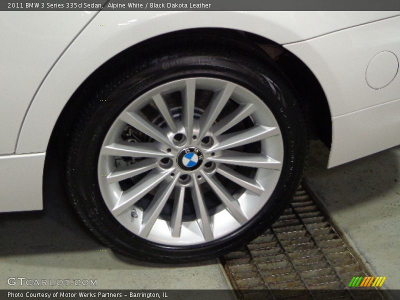 Alpine White / Black Dakota Leather 2011 BMW 3 Series 335d Sedan