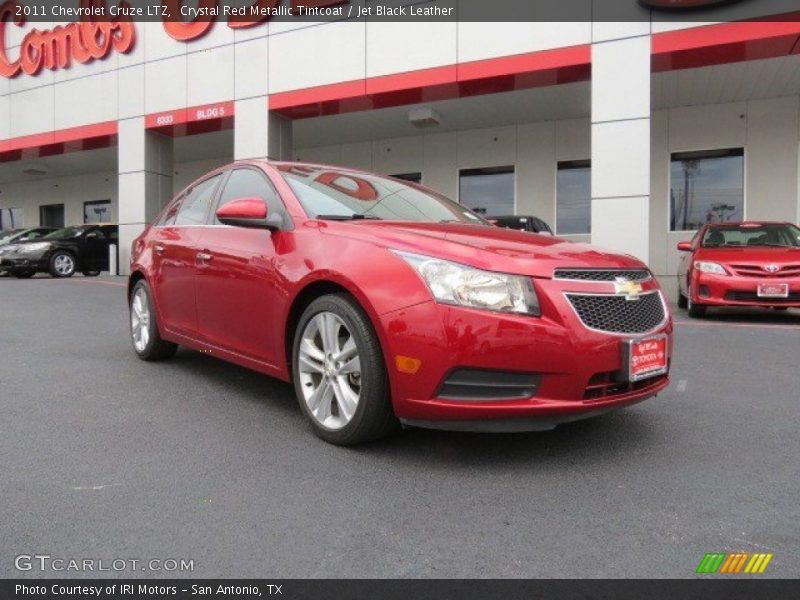 Crystal Red Metallic Tintcoat / Jet Black Leather 2011 Chevrolet Cruze LTZ