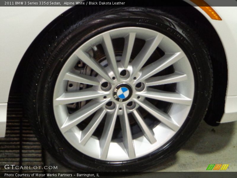 Alpine White / Black Dakota Leather 2011 BMW 3 Series 335d Sedan
