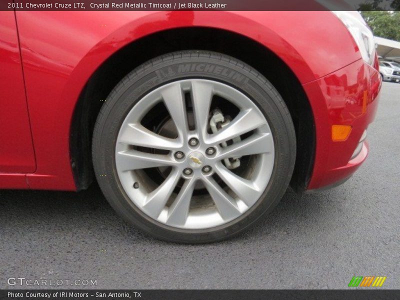 Crystal Red Metallic Tintcoat / Jet Black Leather 2011 Chevrolet Cruze LTZ