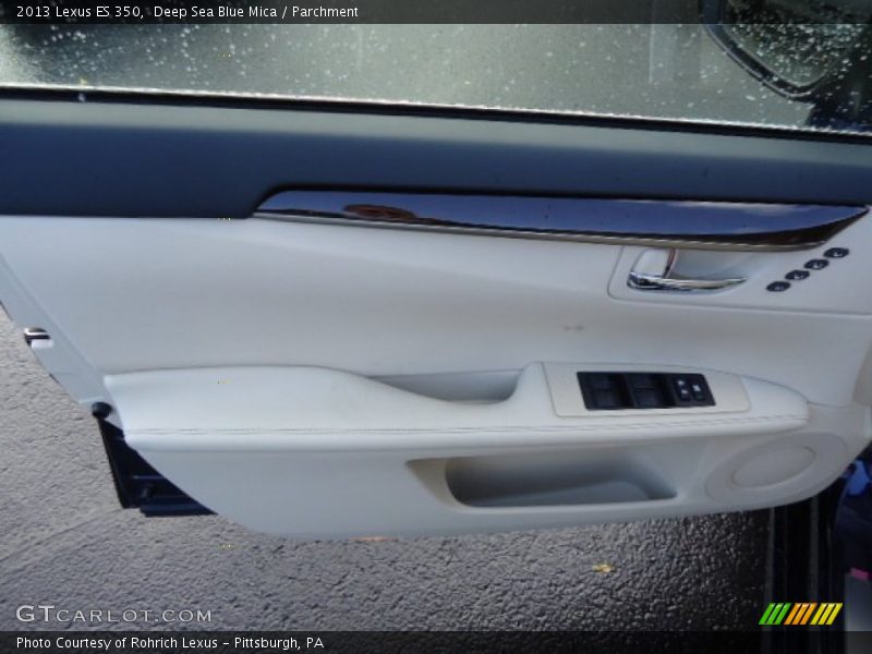 Deep Sea Blue Mica / Parchment 2013 Lexus ES 350