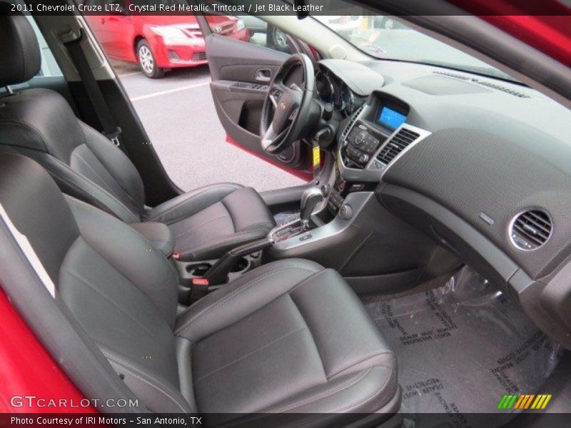 Crystal Red Metallic Tintcoat / Jet Black Leather 2011 Chevrolet Cruze LTZ