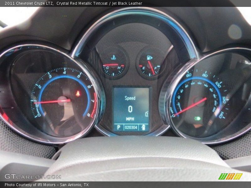 Crystal Red Metallic Tintcoat / Jet Black Leather 2011 Chevrolet Cruze LTZ