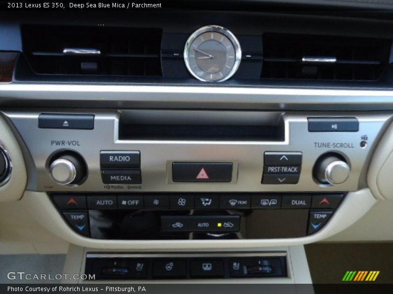 Deep Sea Blue Mica / Parchment 2013 Lexus ES 350