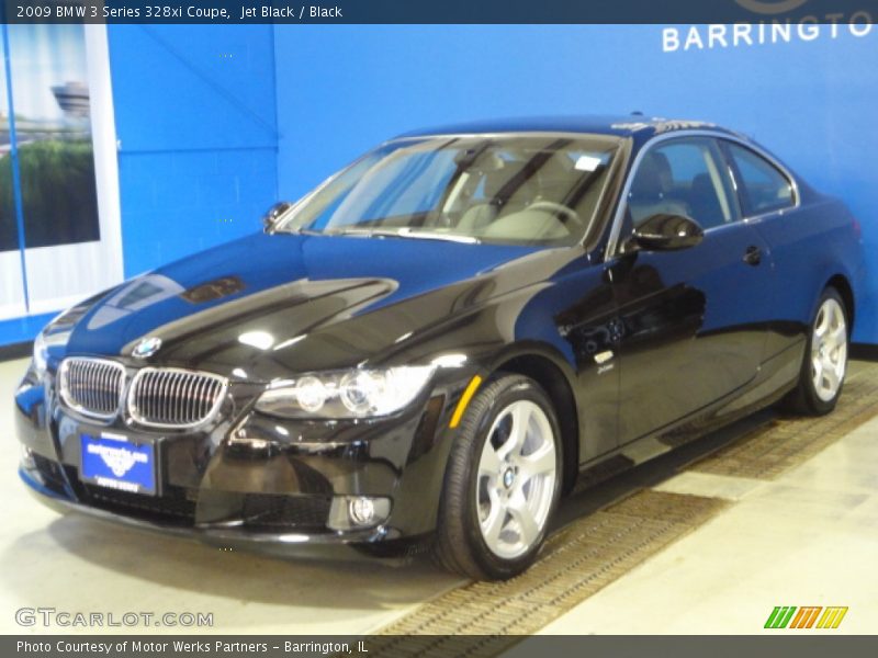 Jet Black / Black 2009 BMW 3 Series 328xi Coupe