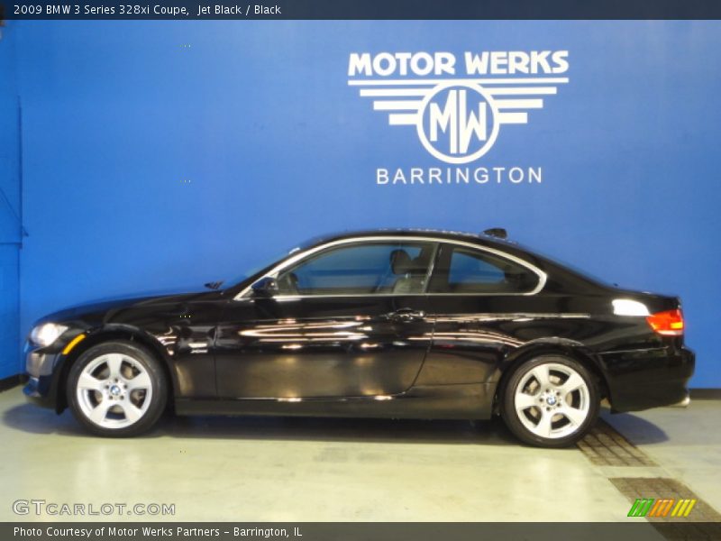 Jet Black / Black 2009 BMW 3 Series 328xi Coupe