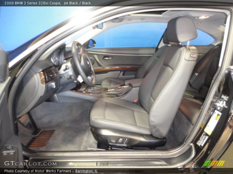 Jet Black / Black 2009 BMW 3 Series 328xi Coupe