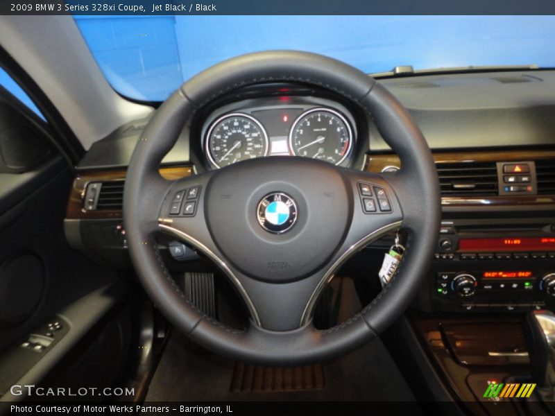 Jet Black / Black 2009 BMW 3 Series 328xi Coupe