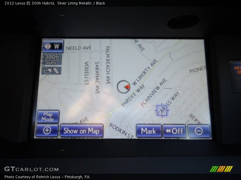 Silver Lining Metallic / Black 2013 Lexus ES 300h Hybrid