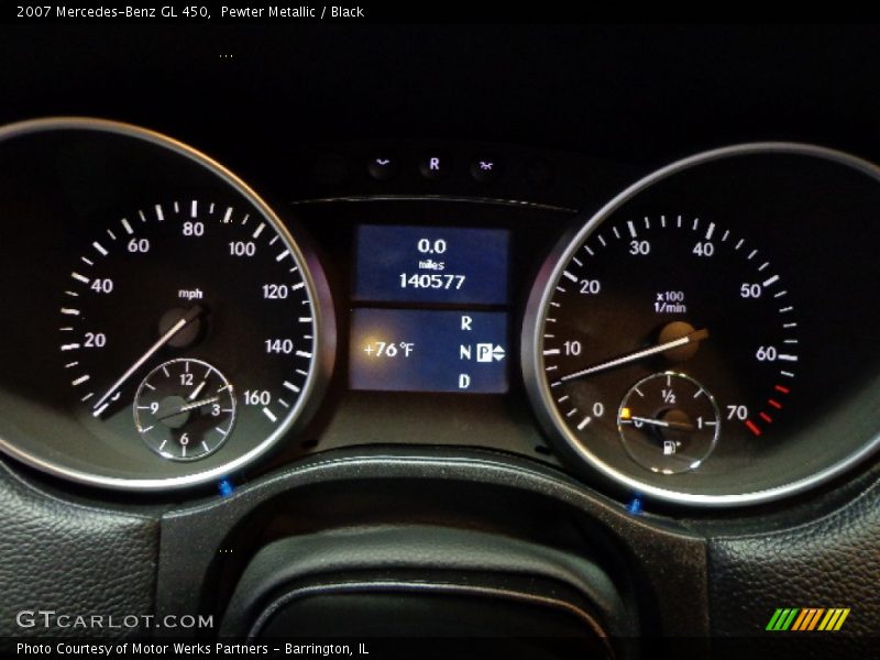 Pewter Metallic / Black 2007 Mercedes-Benz GL 450