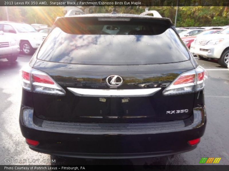 Stargazer Black / Parchment/Espresso Birds Eye Maple 2013 Lexus RX 350 AWD