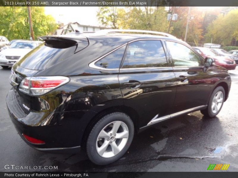 Stargazer Black / Parchment/Espresso Birds Eye Maple 2013 Lexus RX 350 AWD