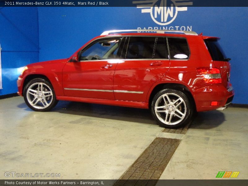 Mars Red / Black 2011 Mercedes-Benz GLK 350 4Matic