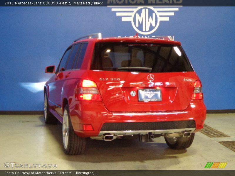 Mars Red / Black 2011 Mercedes-Benz GLK 350 4Matic