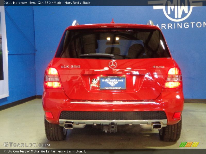 Mars Red / Black 2011 Mercedes-Benz GLK 350 4Matic