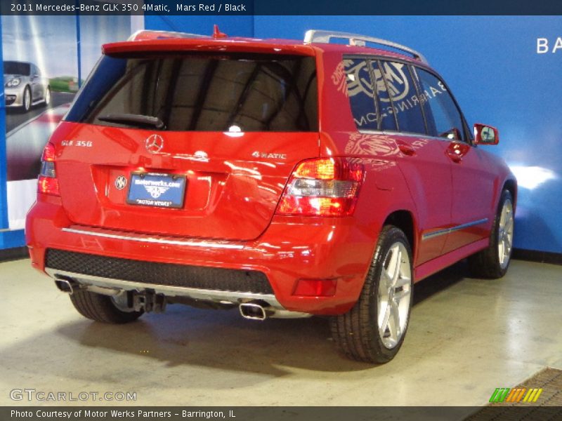 Mars Red / Black 2011 Mercedes-Benz GLK 350 4Matic