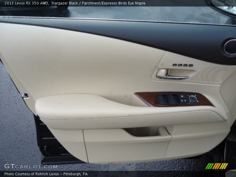 Stargazer Black / Parchment/Espresso Birds Eye Maple 2013 Lexus RX 350 AWD