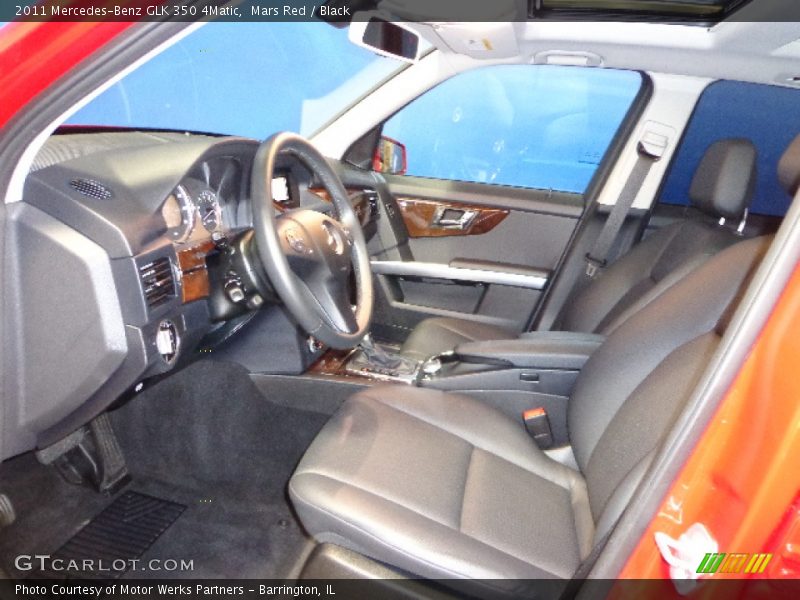 Mars Red / Black 2011 Mercedes-Benz GLK 350 4Matic