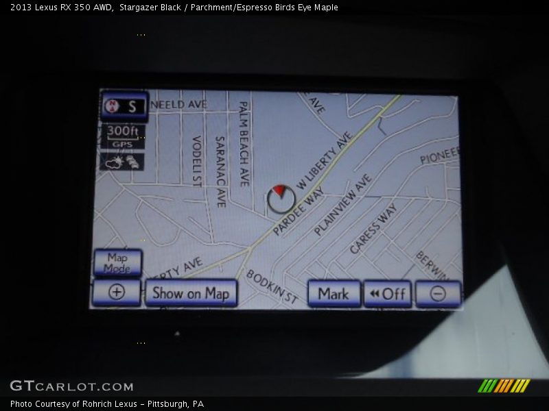 Stargazer Black / Parchment/Espresso Birds Eye Maple 2013 Lexus RX 350 AWD