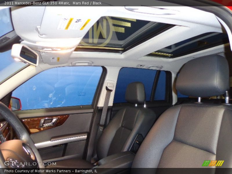 Mars Red / Black 2011 Mercedes-Benz GLK 350 4Matic