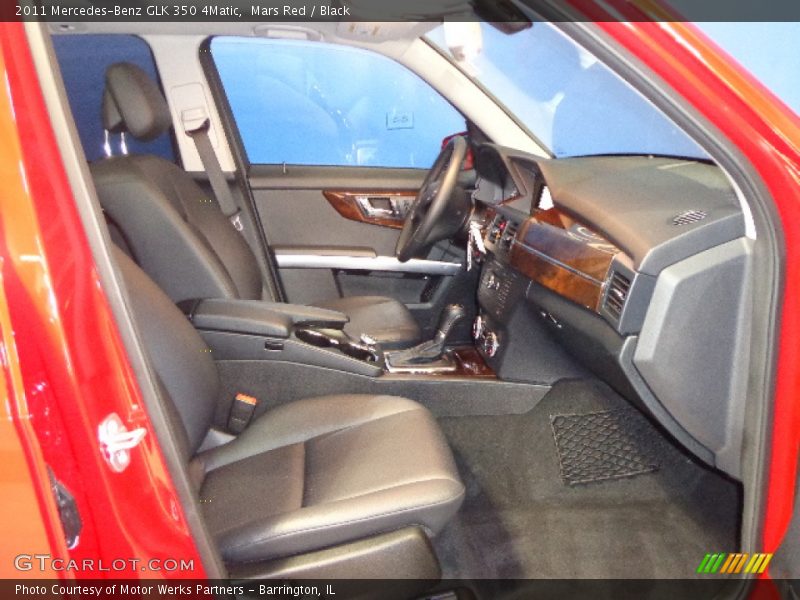 Mars Red / Black 2011 Mercedes-Benz GLK 350 4Matic