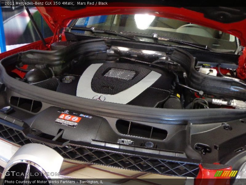 Mars Red / Black 2011 Mercedes-Benz GLK 350 4Matic