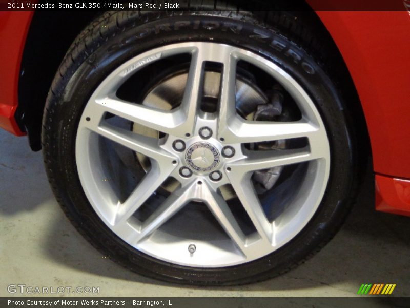 Mars Red / Black 2011 Mercedes-Benz GLK 350 4Matic