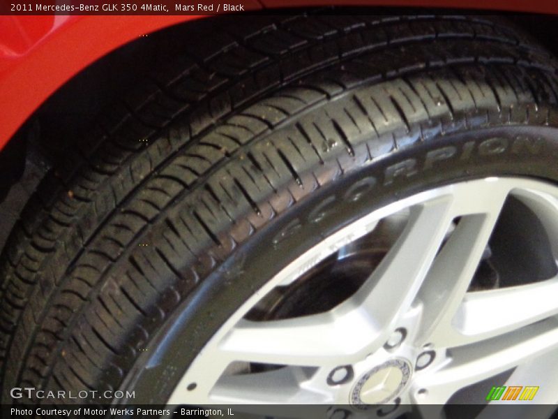 Mars Red / Black 2011 Mercedes-Benz GLK 350 4Matic