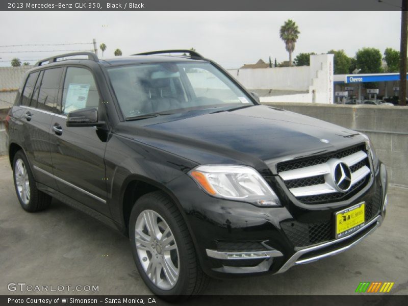 Black / Black 2013 Mercedes-Benz GLK 350