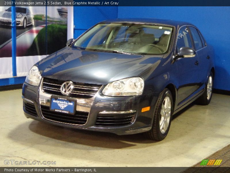 Blue Graphite Metallic / Art Gray 2007 Volkswagen Jetta 2.5 Sedan