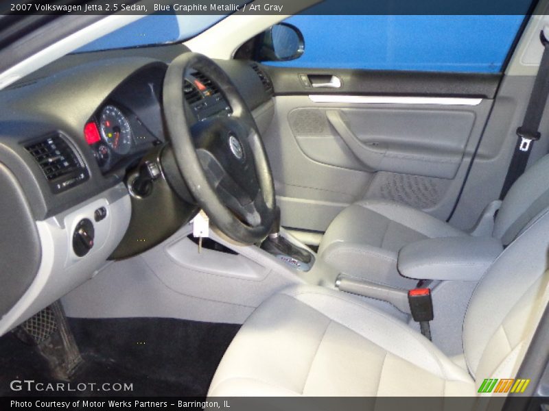 Blue Graphite Metallic / Art Gray 2007 Volkswagen Jetta 2.5 Sedan
