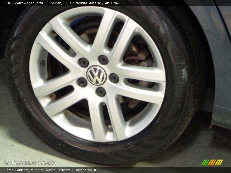 Blue Graphite Metallic / Art Gray 2007 Volkswagen Jetta 2.5 Sedan