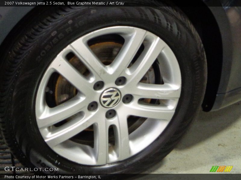 Blue Graphite Metallic / Art Gray 2007 Volkswagen Jetta 2.5 Sedan