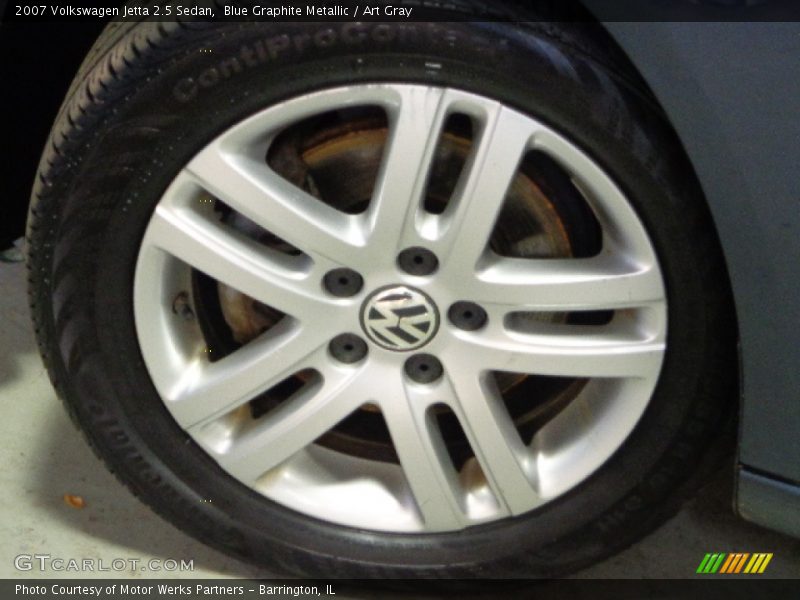 Blue Graphite Metallic / Art Gray 2007 Volkswagen Jetta 2.5 Sedan